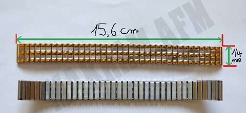 BRACELETS METALIQUES, 14 mm A
