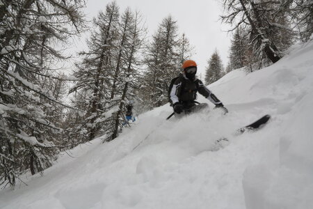 2013-02-24 au 03-03 : ski hors pistes et randonnée hautes Alpes et Piemont Italien, ski-queyrettes-escalade-aventure-2013-03-01-03