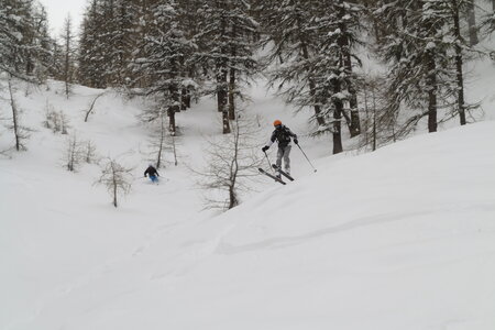 2013-02-24 au 03-03 : ski hors pistes et randonnée hautes Alpes et Piemont Italien, ski-queyrettes-escalade-aventure-2013-03-01-06