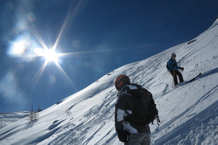 2013-02-24 au 03-03 : ski hors pistes et randonnée hautes Alpes et Piemont Italien, ski-queyrettes-escalade-aventure-2013-03-02-08