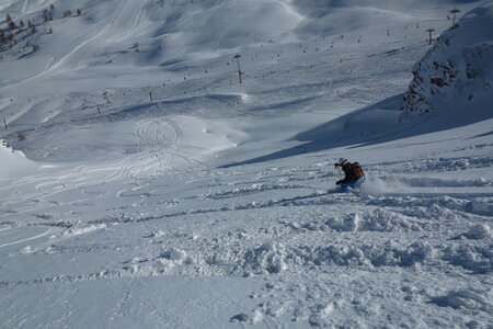 2013-02-24 au 03-03 : ski hors pistes et randonnée hautes Alpes et Piemont Italien, ski-queyrettes-escalade-aventure-2013-03-02-09