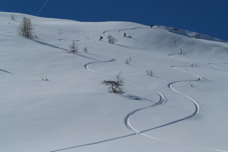 2013-02-24 au 03-03 : ski hors pistes et randonnée hautes Alpes et Piemont Italien, ski-queyrettes-escalade-aventure-2013-03-02-12