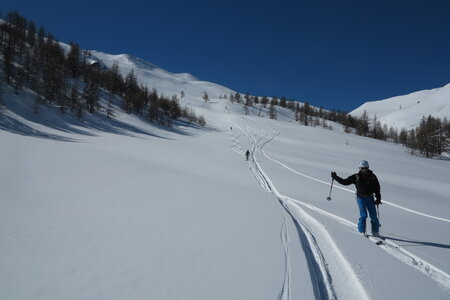2013-02-24 au 03-03 : ski hors pistes et randonnée hautes Alpes et Piemont Italien, ski-queyrettes-escalade-aventure-2013-03-02-13