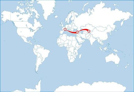 Voyage, carte