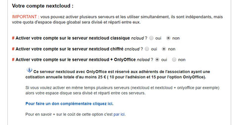 cloud docs, mon profil onglet cloud