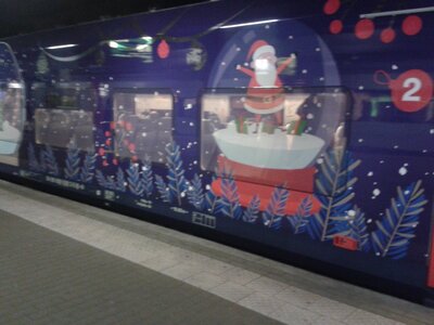 Train de Noel , Train de Noel - Gare de Bxl Midi - 29 12 2019