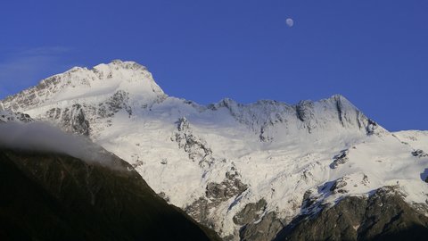Nouvelle Zélande, novembre à janvier 2019-20, _1270345 Mt Sefton  3150m  et Huddleston Glacier  depuis Aoraki Mt Cook  ile du sud