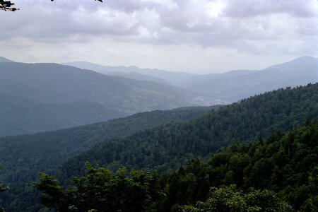 2005-2 randonnées, 064 Vue depuis la Tête du Chat Sauvage, 23 juillet