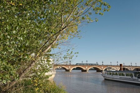 Fabien Magigue 2020, Quais rive droite, Bordeaux, Pont de Pierre