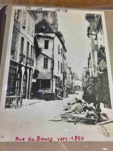 XV rue du Bourg, Rue du Bourg en 1860-compressed