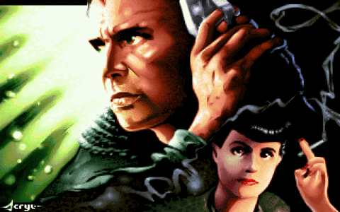 Amiga Pixel art 1,  Incomming-Acryl-Acryl_DoAndroidsDreamOfElectricSheep