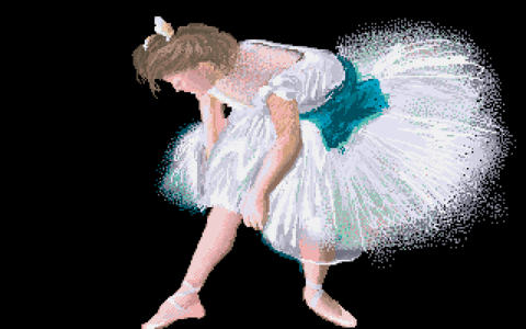 Amiga Pixel art 1,  Incomming-Ballet1