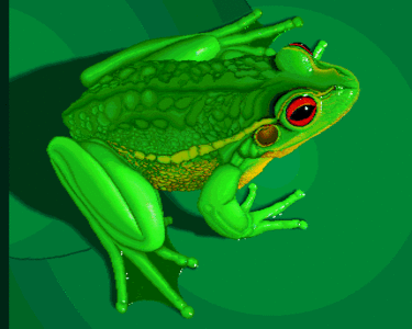 Amiga Pixel art 1,  Incomming-Frog