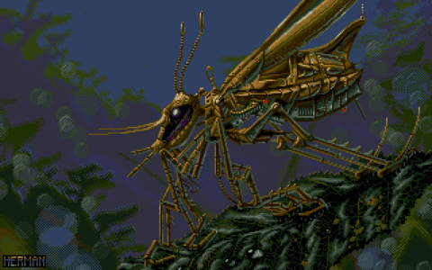 Amiga Pixel art 1,  Incomming-infestation_loop