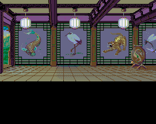 Amiga Pixel art 1,  Incomming-karatekid2_05_inthemiyagidojo