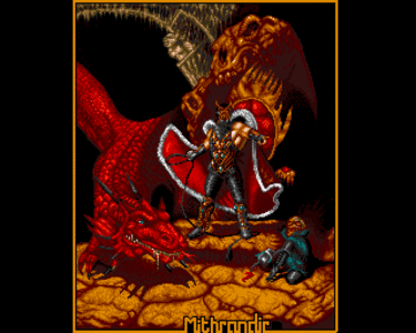 Amiga Pixel art 1,  Incomming-Mithrandir-Mithrandir_DragonsOfFlames_wip