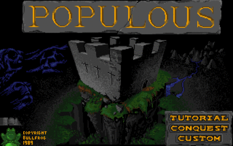 Amiga Pixel art 1,  Incomming-populous