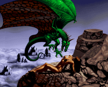 Amiga Pixel art 1,  Incomming-RWO-RWO_Dragon