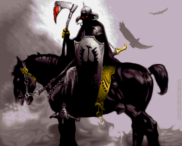 Amiga Pixel art 1,  Incomming-Sauron-Sauron_Knight