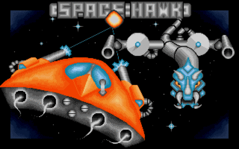 Amiga Pixel art 1,  Incomming-SEUCK_SpaceHawk