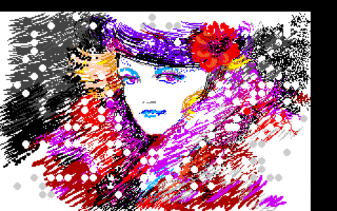 Amiga Pixel art 1,  Incomming-Unknown_WOMANS