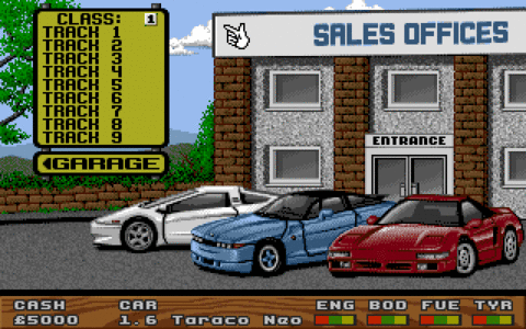 Amiga Pixel art 1, AndrewMorris-Supercars_Carpark