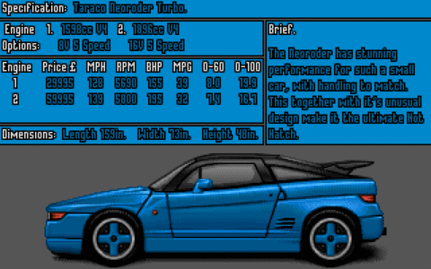 Amiga Pixel art 1, AndrewMorris-Supercars_Neoroder