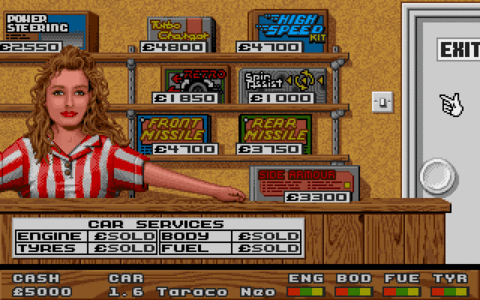 Amiga Pixel art 1, AndrewMorris-Supercars_Shop