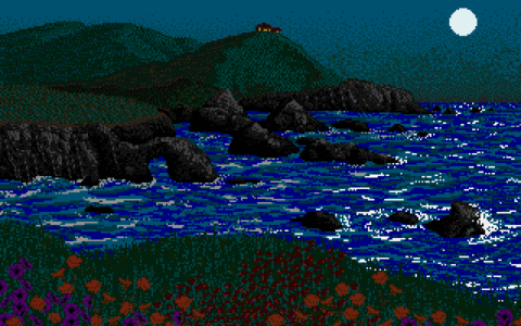 Amiga Pixel art 1, Applications-DeluxePaint_Seascape_var