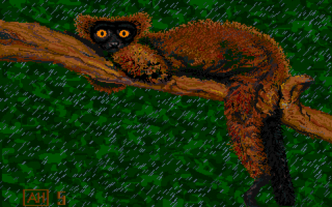 Amiga Pixel art 1, AvrilHarrison-AH_Lemur