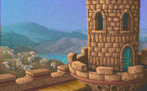 Amiga Pixel art 1, BradleyWSchenck-AmigaDreams_TheTower