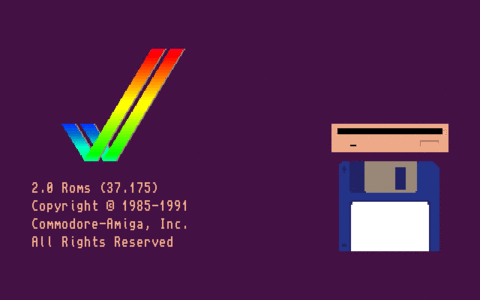 Amiga Pixel art 1, Commodore-Kickstart20