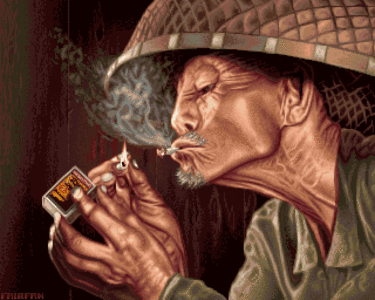 Amiga Pixel art 1, Fairfax-Fairfax_Smoker