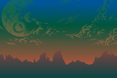Amiga Pixel art 1, FranckSauer-Agony_Level1_Horizon