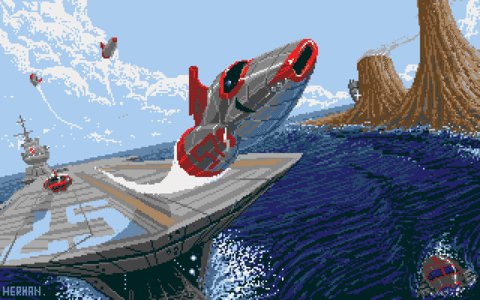 Amiga Pixel art 1, HermanSerrano-CarrierCommand