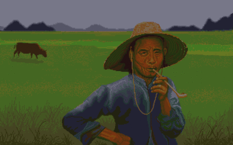 Amiga Pixel art 2, IanHarling-LostPatrol_PersonFarmer