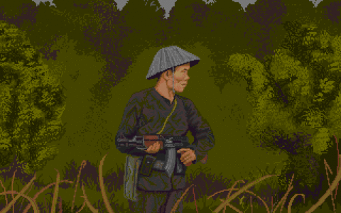 Amiga Pixel art 2, IanHarling-LostPatrol_PersonVietkong