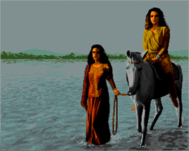 Amiga Pixel art 1, Iluvatar-Iluvatar_Riding