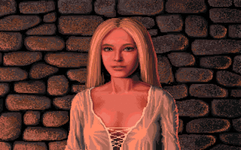 Amiga Pixel art 1, JimSachs-DefenderOfTheCrown_Romantic_LadyAnne