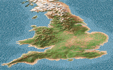 Amiga Pixel art 1, JimSachs-DefenderOfTheCrown2_BritainMap