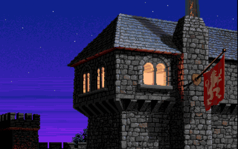 Amiga Pixel art 1, JimSachs-DefenderOfTheCrown2_Romantic_ResidentialBuilding_wip