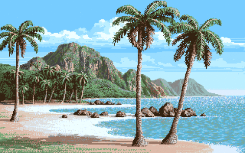 Amiga Pixel art 1, JimSachs-JimSachs_20000LeaguesUnderTheSea_Beach
