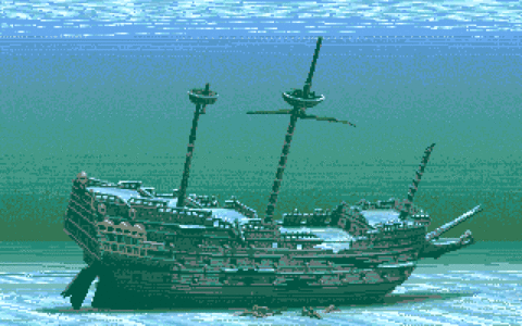Amiga Pixel art 1, JimSachs-JimSachs_20000LeaguesUnderTheSea_Shipwreck