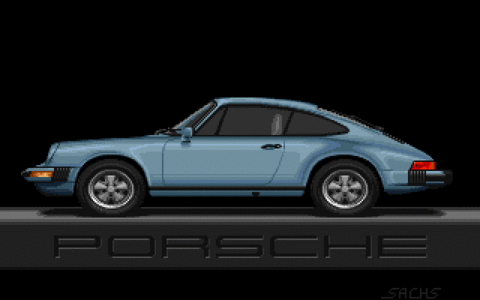 Amiga Pixel art 1, JimSachs-JimSachs_Porsche1