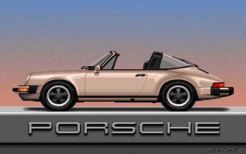 Amiga Pixel art 1, JimSachs-JimSachs_Porsche4