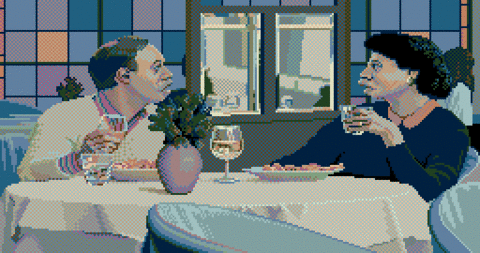 Amiga Pixel art 2, MagneticScrolls-Fish_18_Restaurant