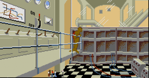 Amiga Pixel art 2, MagneticScrolls-Fish_23_PowerStation