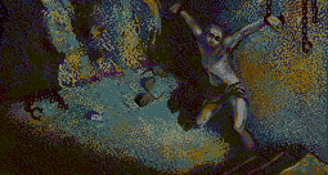 Amiga Pixel art 2, MagneticScrolls-Jinxter_23_Dungeon