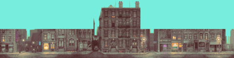 Amiga Pixel art 2, PeteLyon-Godfather_Level1_Street