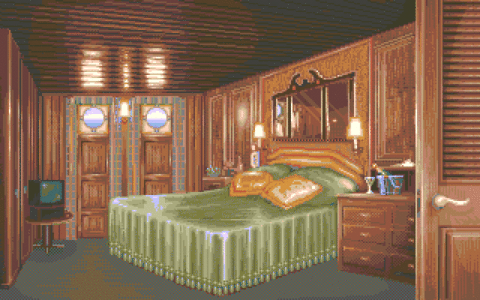 Amiga Pixel art 2, PeteLyon-Godfather_Level10_Cabin